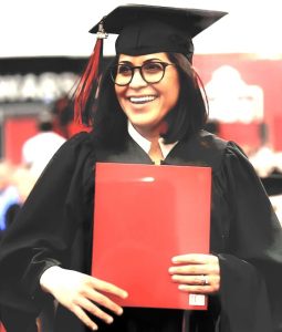 Evelyn Farrah graduation photo